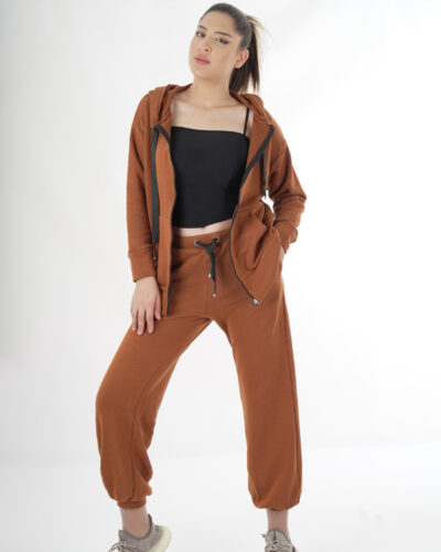 JOGGING TROUSERS CAMEL